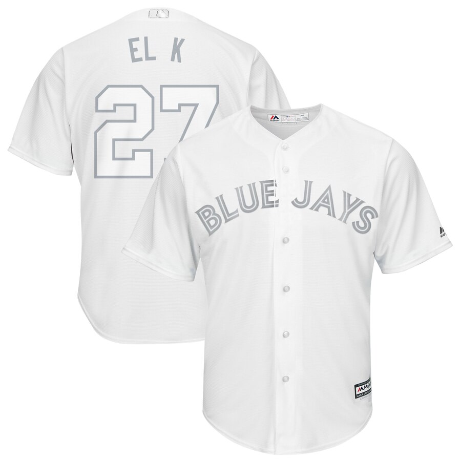 Men Toronto Blue Jays #27 El K white MLB Jersey->chicago white sox->MLB Jersey